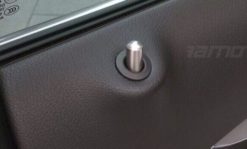 Låsepinner i børstet stål for Mercedes