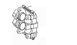 Mercedes original A1644202383 kalipper