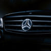 Mercedes original bakgrunnsbelyst stjerne for grill