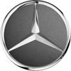 Mercedes original koksgrått felgemblemsett
