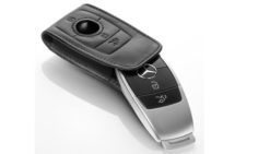 Mercedes originalt nøkkeletui i lær