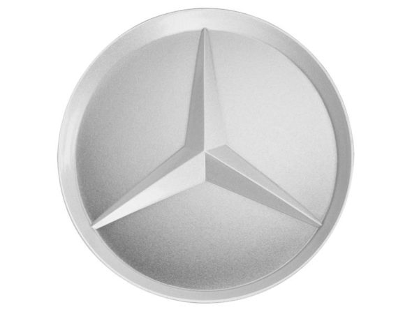 Mercedes originalt sett med felgemblemer