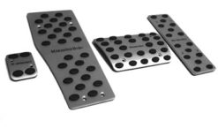 Pedalsett for automat Mercedes MB logo og runde knotter