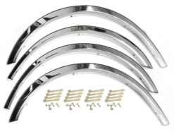 R129 SL hjulbuelister i høyglanspolert edelstål
