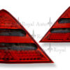 Klarglass LED-baklykter sotet felt - Mercedes R170 |