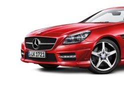 R172 AMG original frontfangersats med LED lys