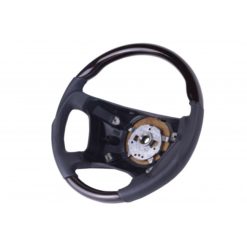 Ratt sort skinn mørkt tre Sport V2