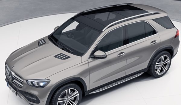 V167 GLE Mercedes originale panserfinner i chrome