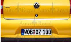 VW Fox Original chrome koffertlokkslist