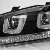 VW Poloo A05 6R DRL sorte lamper