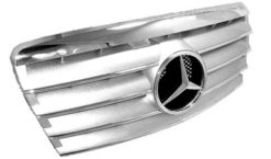 W124 CL look grill sølv 93-95