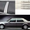 W124 Chrome B stolpe deksler