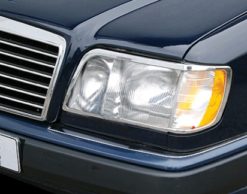 W124 Chrome Frontlyktringer 93-95
