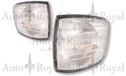 W126 SEC hvite blinklys