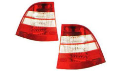 W163 Baklykt rød og klar