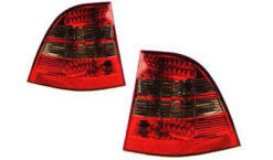 W163 Baklykter rød og sotet m LED