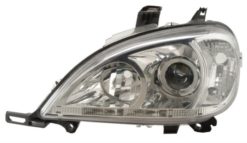 W163 Klarglass forlykter med angel eyes ringer 02-05