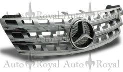 W164 CL grill sølv 05-08