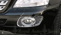 W164 Chrome grøftelys grill med ring til 07.08