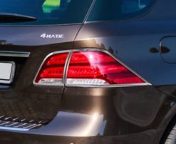 W166 GLE Chrome lykteringer bak