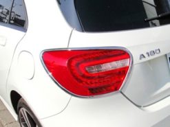 W176 Chrome lykteringer bak