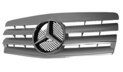 W202 CL look grill sølv