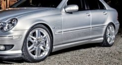 W203 AMG look sideskjørtsett