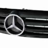 W203 Sort grill med chrome stjerne