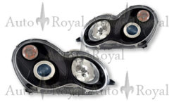 W203 Sorte klarglass frontlykter 00-04