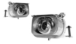 W203 / W215 / R170 Grøftelys med chrome Innfatning