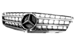 W204 CL look grill chrome