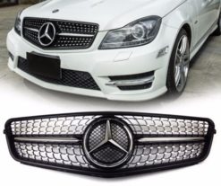 W204 Diamond design grill 07-13
