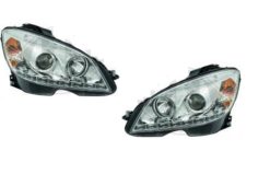 W204 Hovedlykter med LED stripe 07-11