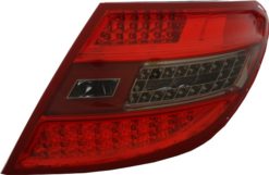 W204 Klarglass baklykter sotet med LED