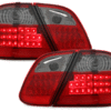 W208 Krystall baklykter sotet med LED