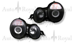 W210 Klarglass frontlykter 99-02 med CCFL striper