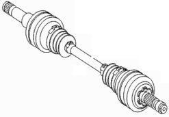 W211 Mercedes original A2113500156 / A2113500816 drivaksling