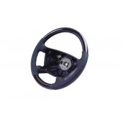 W211 Ratt sort skinn/mørkt tre standard