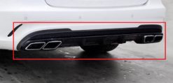 W212 AMG design hekkdifusersats 13-15