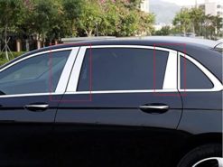 W213 Mercedes sedan chrome paneler til dørstolpene