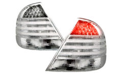 W220 Chrome baklykter