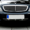 W220 Chrome grill til fangeren 00-02