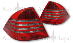 W220 Klarglass baklykter LED / sotet