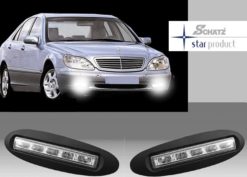 W220 LED daytime running lyskit 98-02