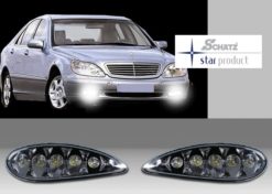 W220 LED daytime running lyssett fra Schätz 03-05