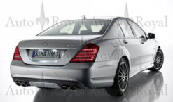 W221 2010 facelift look baklykter