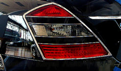 W221 Chrome baklyktringer fra Schätz