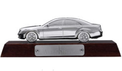 W221 Genuin Mercedes modellbil i .925 sølv