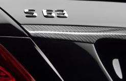 W222 Carbon koffertlokklist over skilt