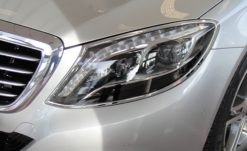 W222 Chrome frontlyktringer